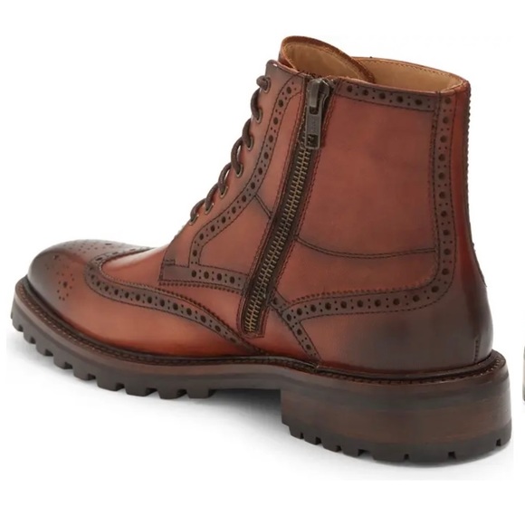 LANZA 🆕 Men’s Wingtip Boot CURATORE. Gorgeous Italian craftsmanship. Size 9 - Picture 3 of 5